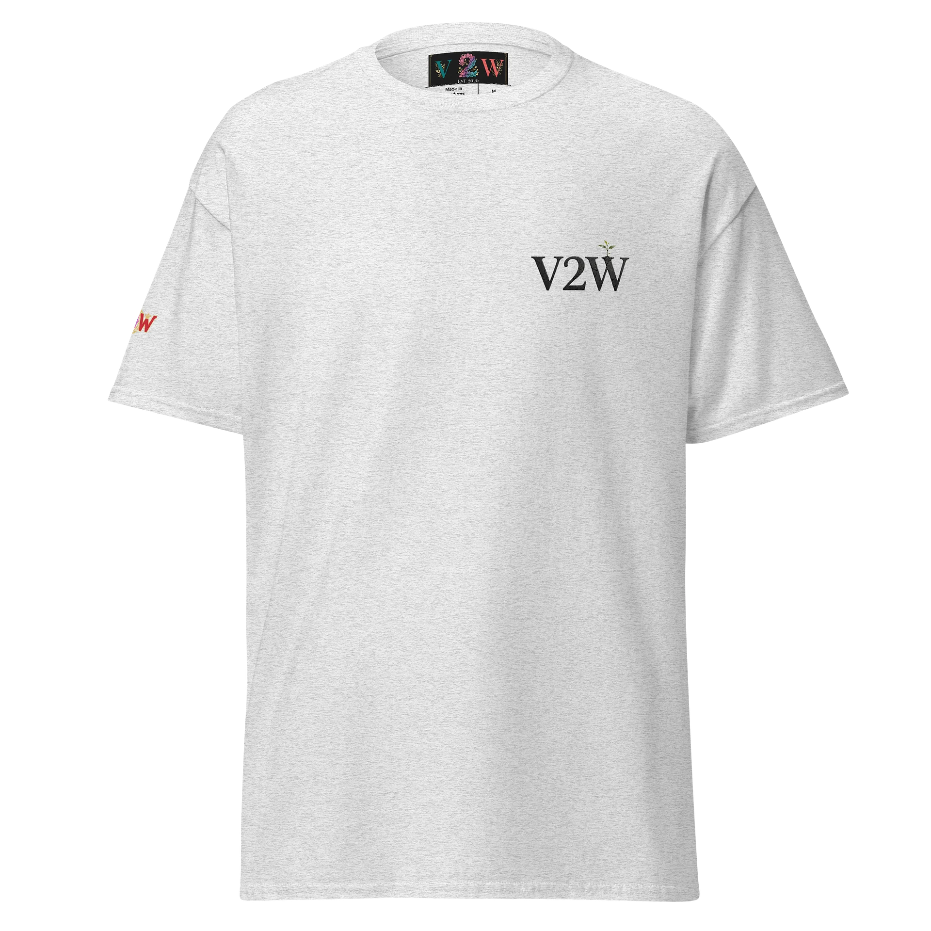 V2W "WHAT YOU DO GROWS YOU” Concrete Sprout Tee product image (43)