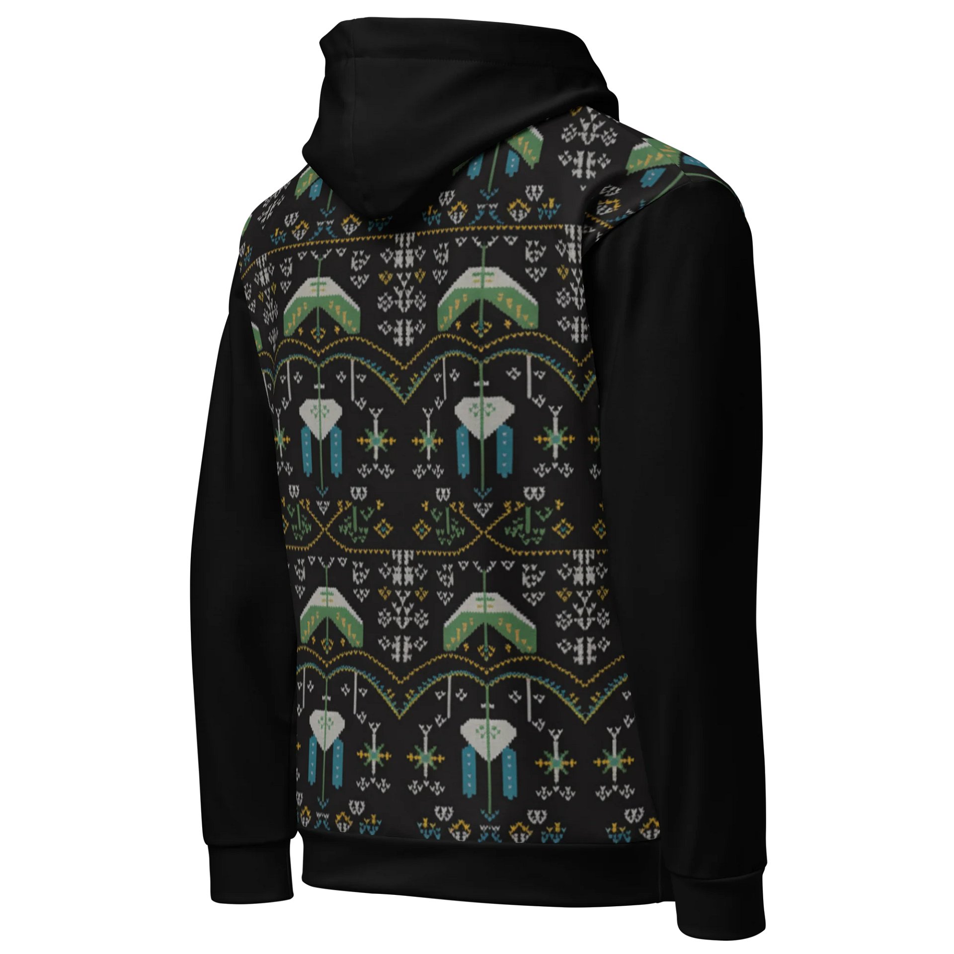 Retro Gamer Pixel Invaders Hoodie – Galactic Edition product image (8)