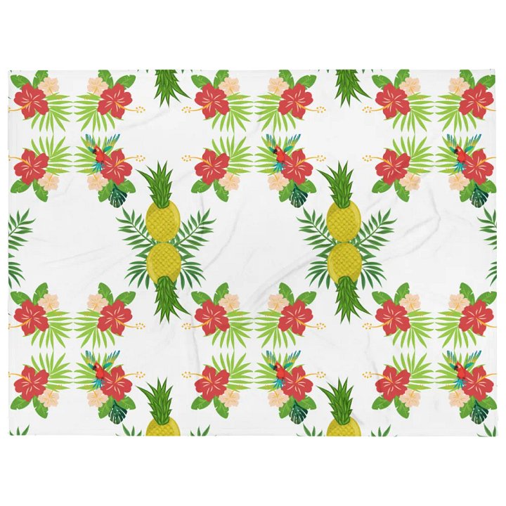 Pineapple Paradise Pattern Design Throw Blanket product image (1)