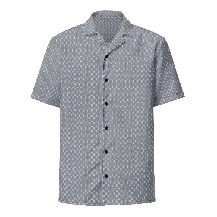 OVTLYR ALL OVER PRINT - BUTTON DOWN - RUNS VERY BIG (ORDER NEXT SIZE DOWN) - Grey product image (1)