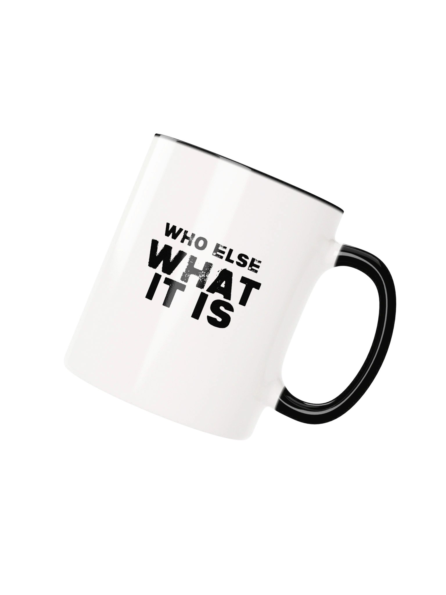 Minimal Black Ceramic Mug with Color Inside product image (4)