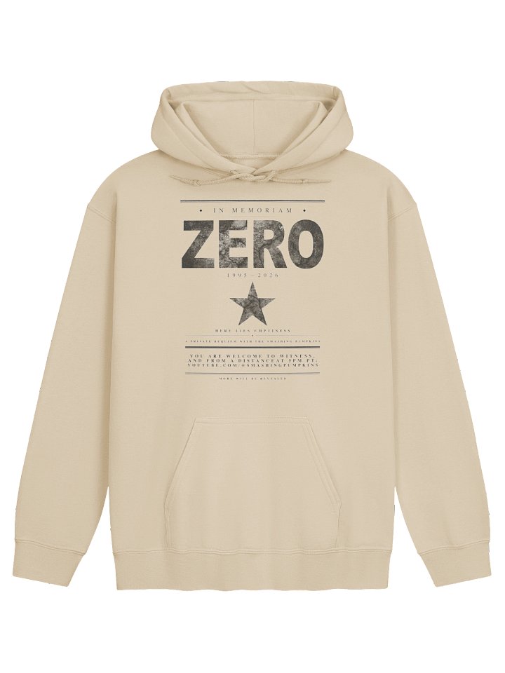 The Smashing Pumpkins In Memoriam Zero 1995–2026 Merch Hoodie product image (1)