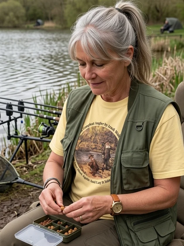Izaak Walton’s The Compleat Angler “Bait Your Hook Again” T-Shirt product image (1)