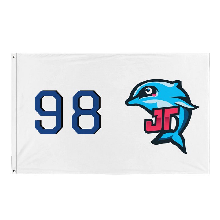 Dolphin Dreams All-Over Flag product image (1)