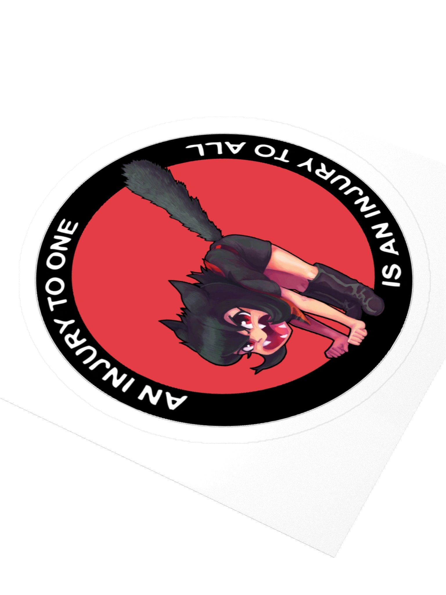 Alunya — “An Injury To One Is An Injury To All” Sticker product image (3)