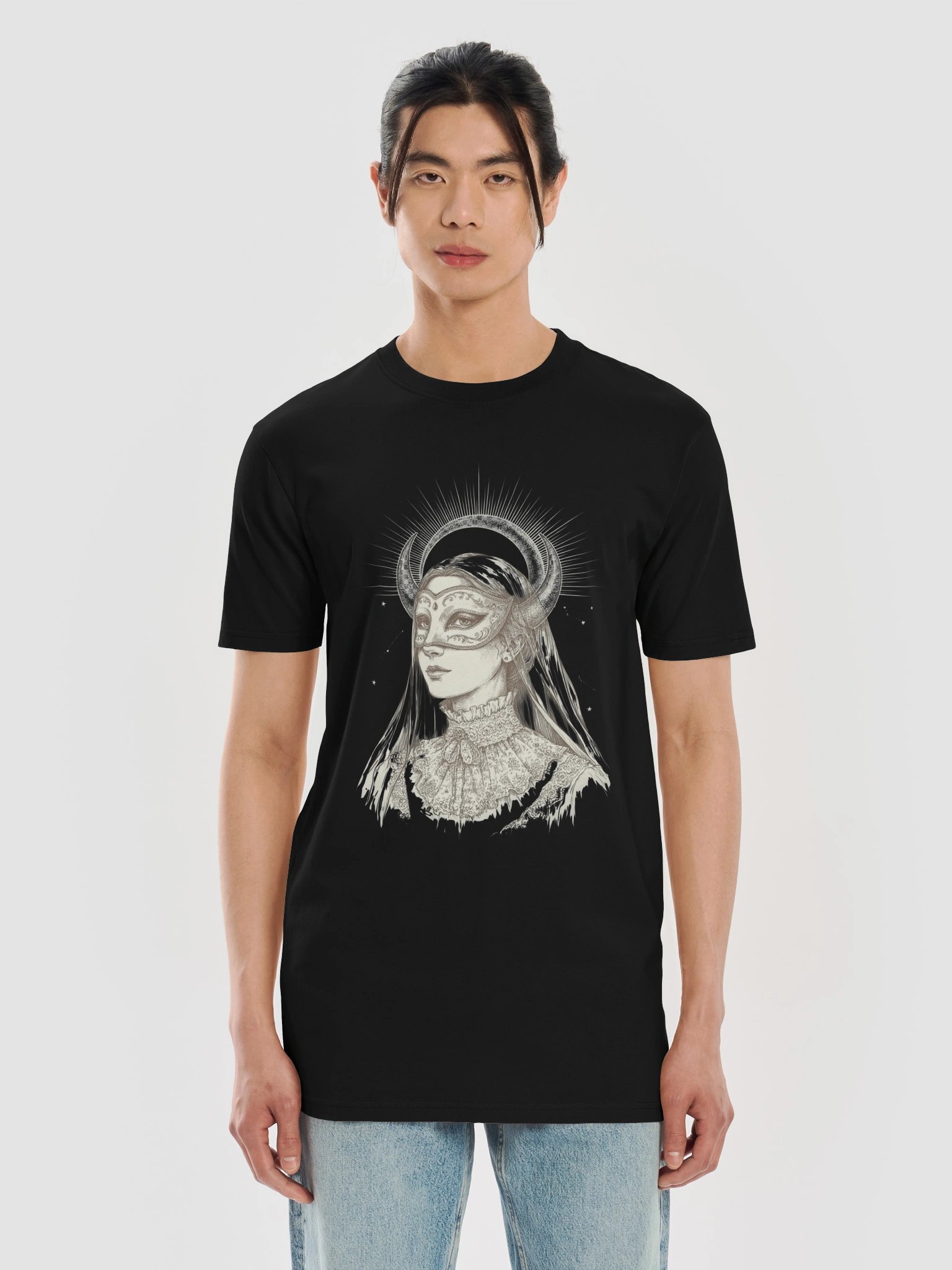 The Masque of Nyx // Horned Countess Heavyweight Tee product image (7)