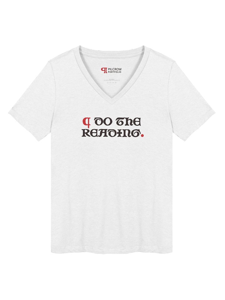 Do the Reading (Uncial) - Relaxed V-Neck Women's T-Shirt product image (1)