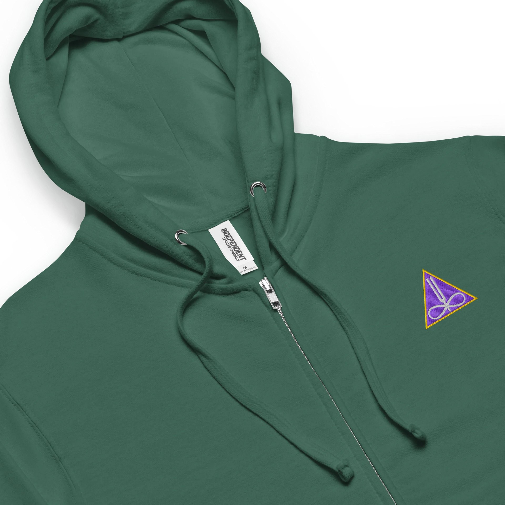 Thinkroot Energy Triangle Zipper Hoodie (Embroidered) product image (1)