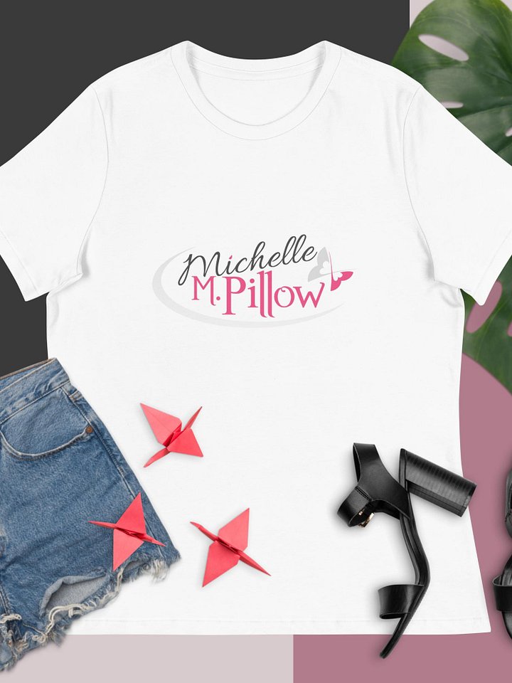 Michelle M. Pillow Butterfly Logo Women's Relaxed T-Shirt (XS - 5XL) product image (2)