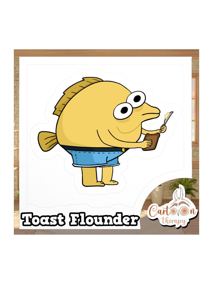 Toast Flounder (Sticker Club) product image (1)