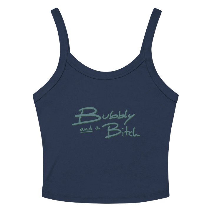 Bubbly and a B (forest shadow design) tank top product image (2)