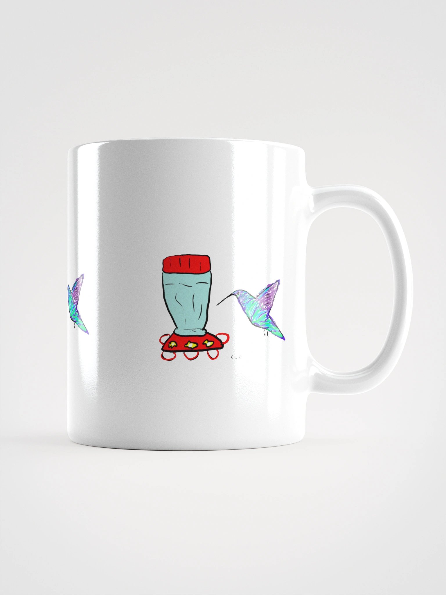 Hummingbird mug - White product image (5)