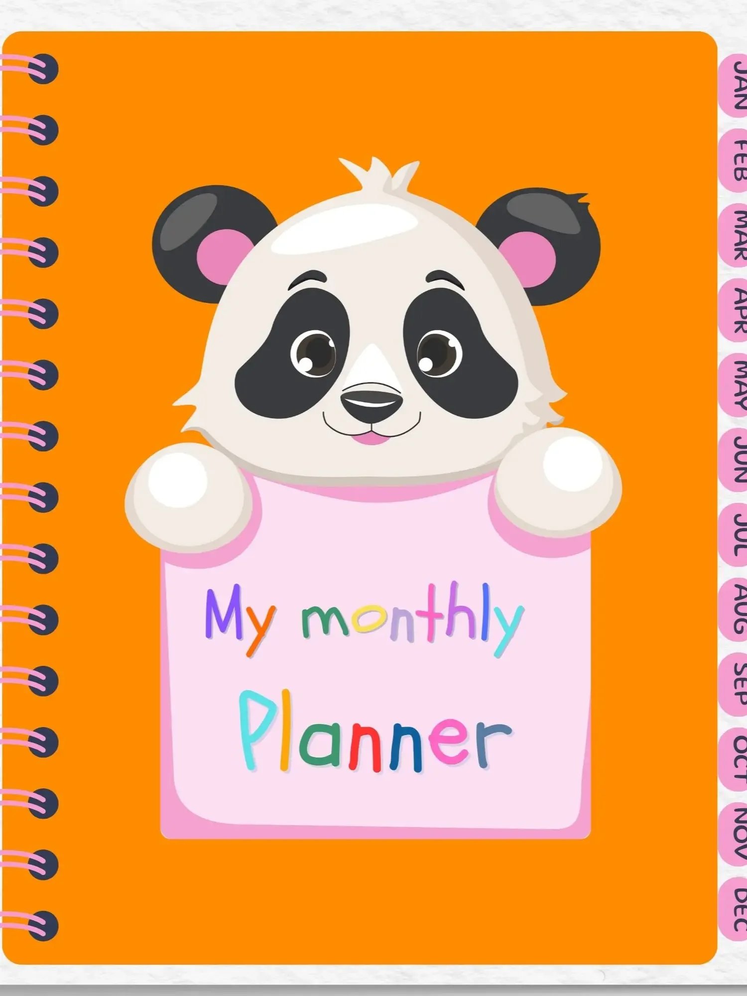 Interactive Digital Monthly Planner for Schoolers product image (1)