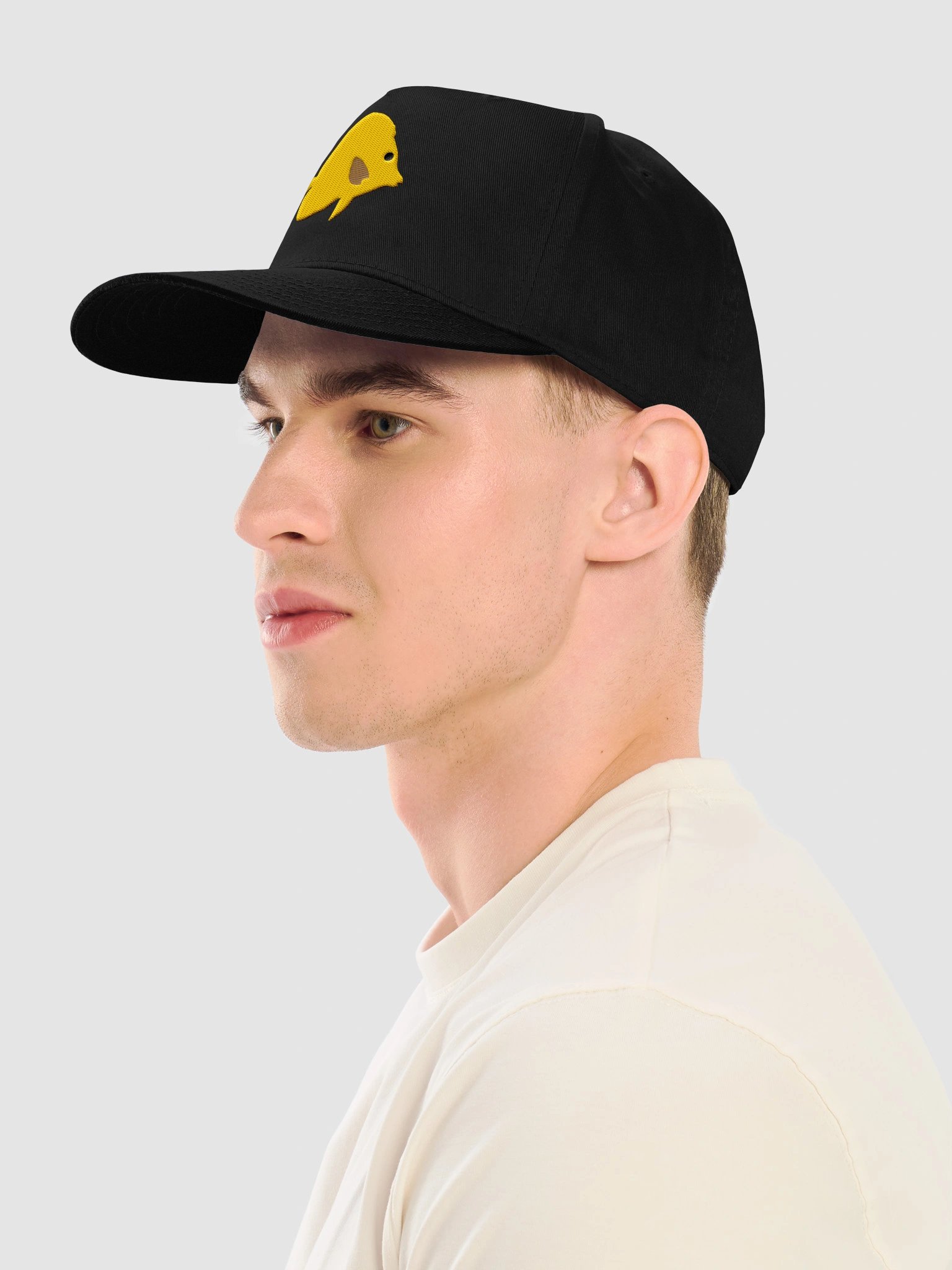 Yellow Tang Mid-Profile Baseball Cap (Embroidered) for Reef and Marine Aquarium Lovers product image (3)