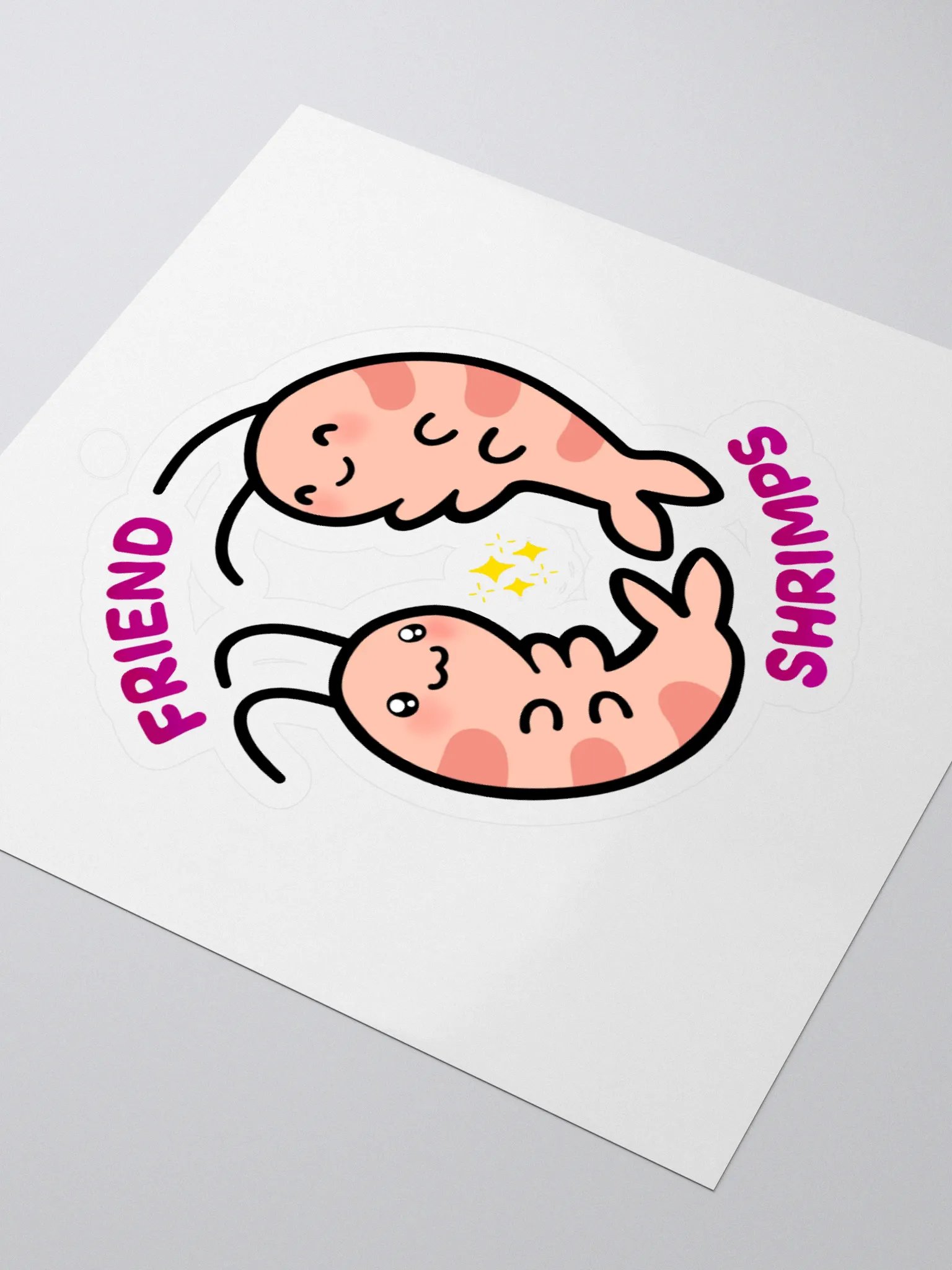 Friend Shrimps Sticker product image (3)