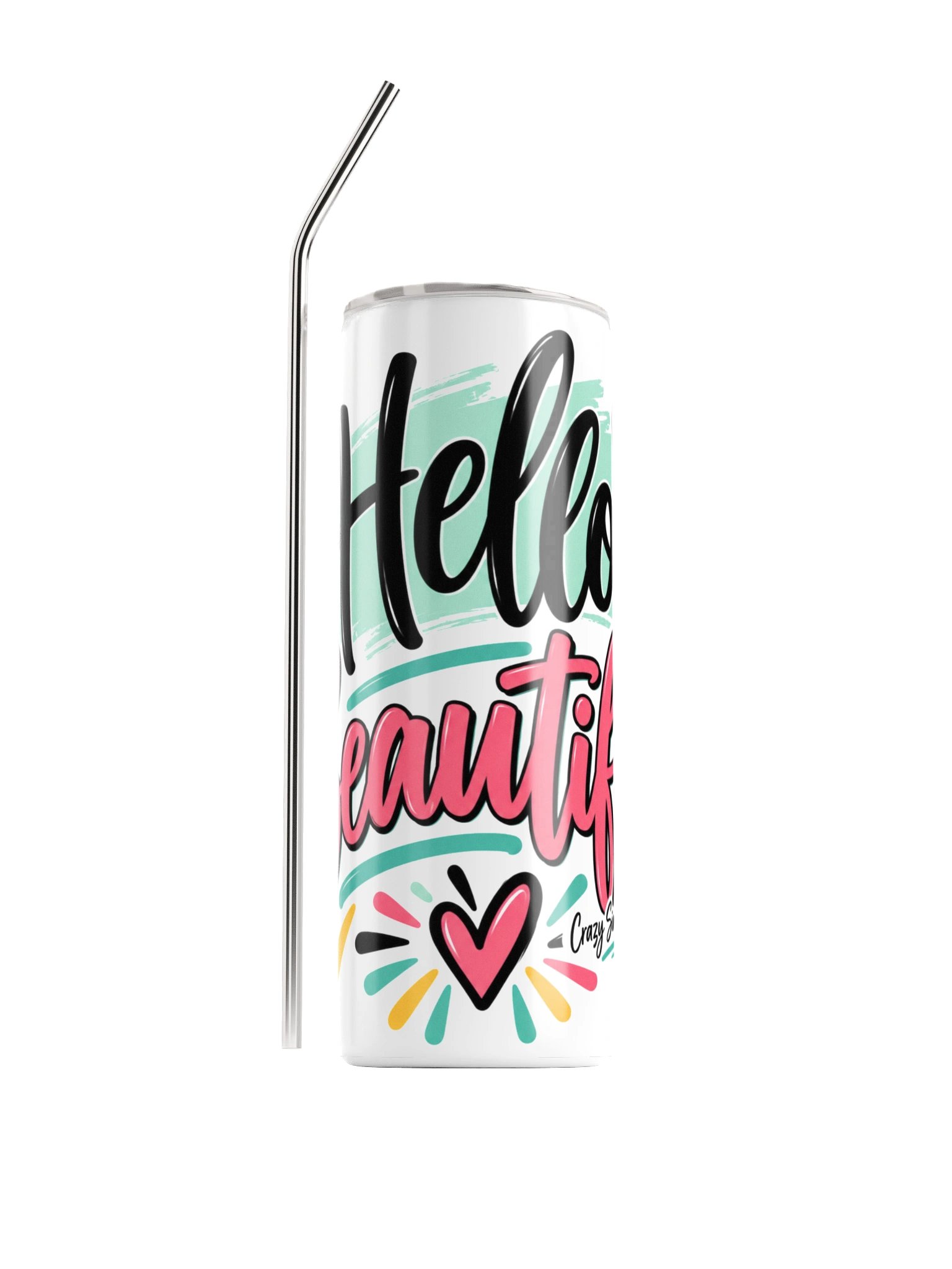 Hello Beautiful Steel Tumbler product image (1)