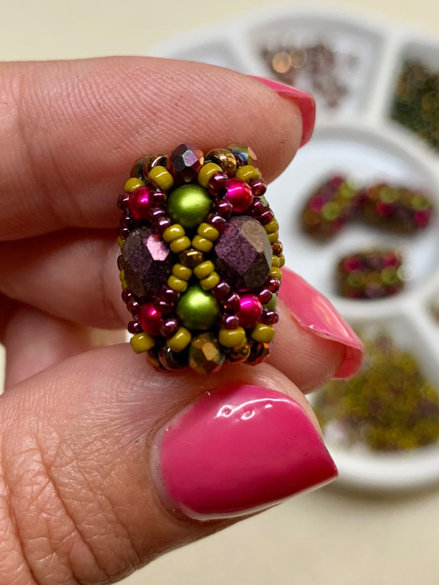 Beading Pattern - Magic Iris Beaded Bead product image (3)