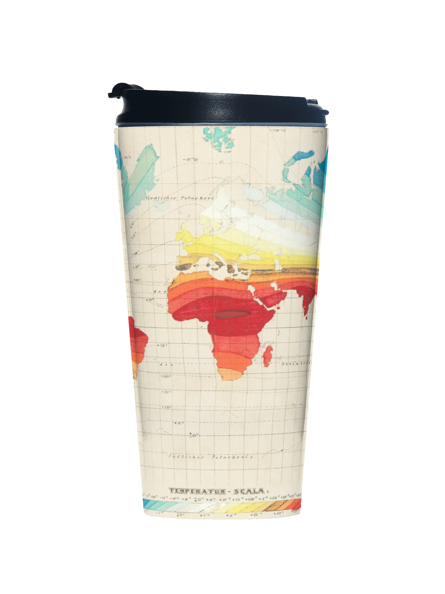 Vintage Climate Zones Travel Mug product image (1)