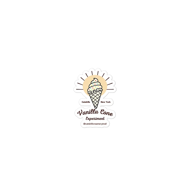 Catskills Sweet Scoop Ice Cream Die-Cut Sticker product image (1)