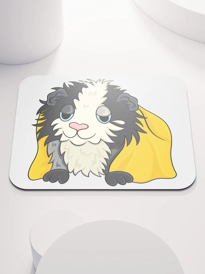 Mouse Pad Guinea Pig with Yellow Blanket product image (1)
