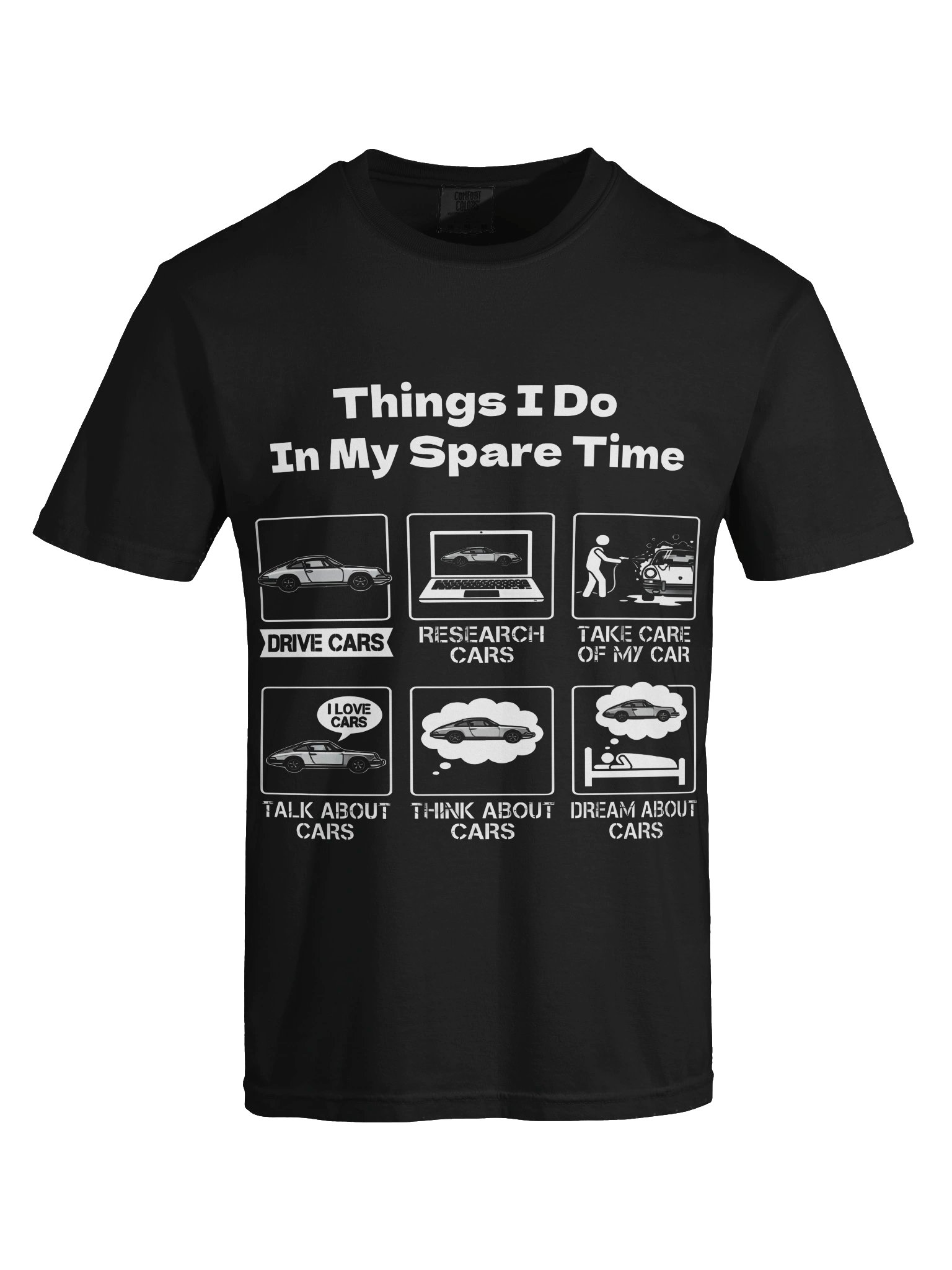 Things I Do In My Spare Time Car Lover Tee product image (22)