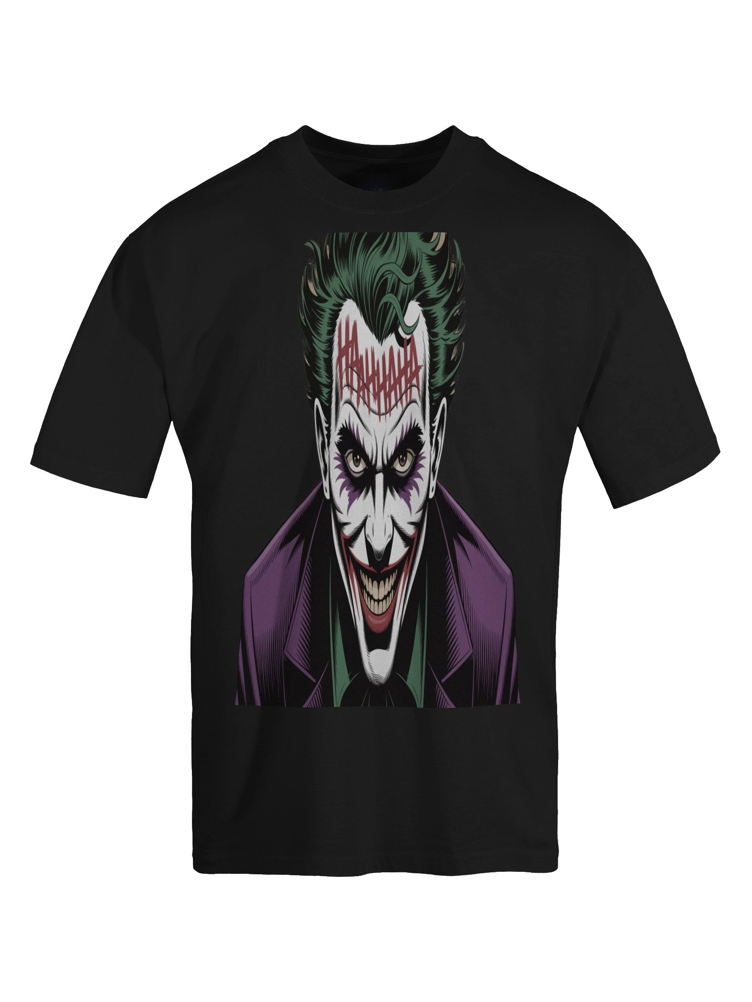 Joker 'HAHAHA' Eternal Laugh Oversized Faded T-Shirt product image (1)
