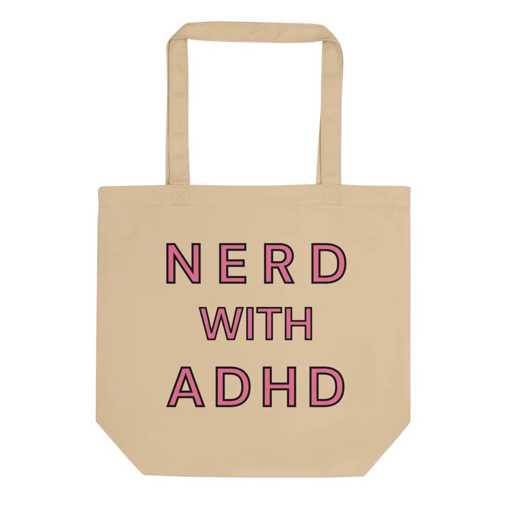 Nerd With ADHD Tote Bag product image (1)