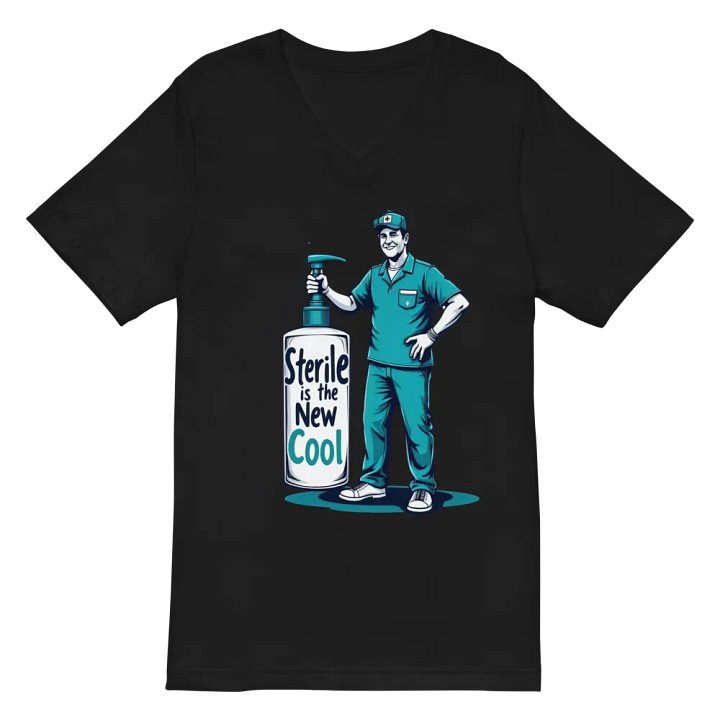Sterile is the New Cool V-Neck Tee product image (3)