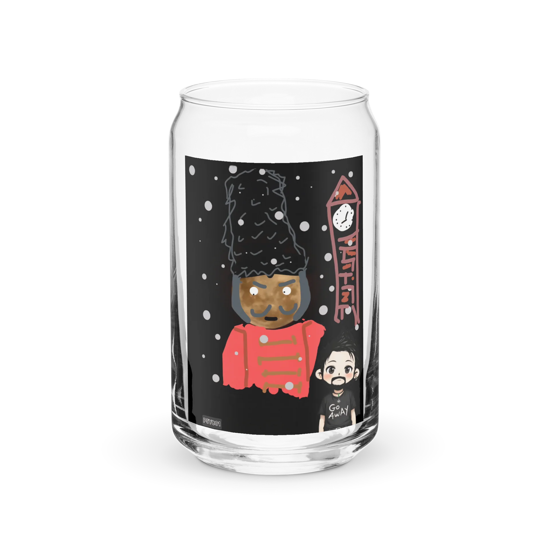 British Guard Mr.Moon Can-Shaped Glass product image (1)