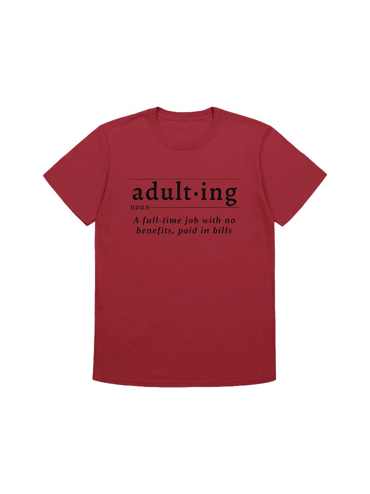 Adulting Def Unisex Tee v1 product image (1)