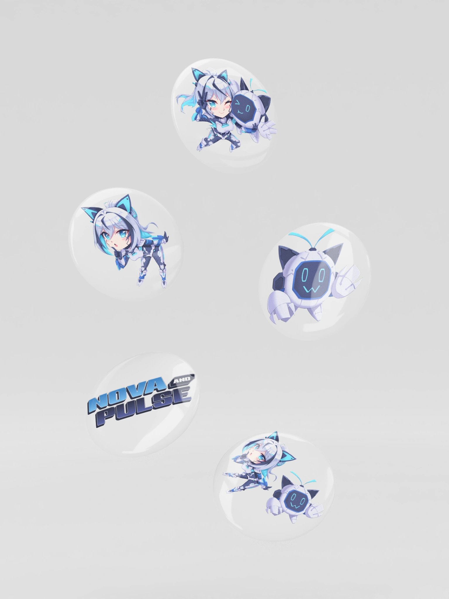Chibi art pins product image (5)