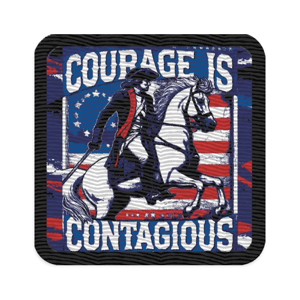 Courageous Patriots Embroidered Patches product image (1)