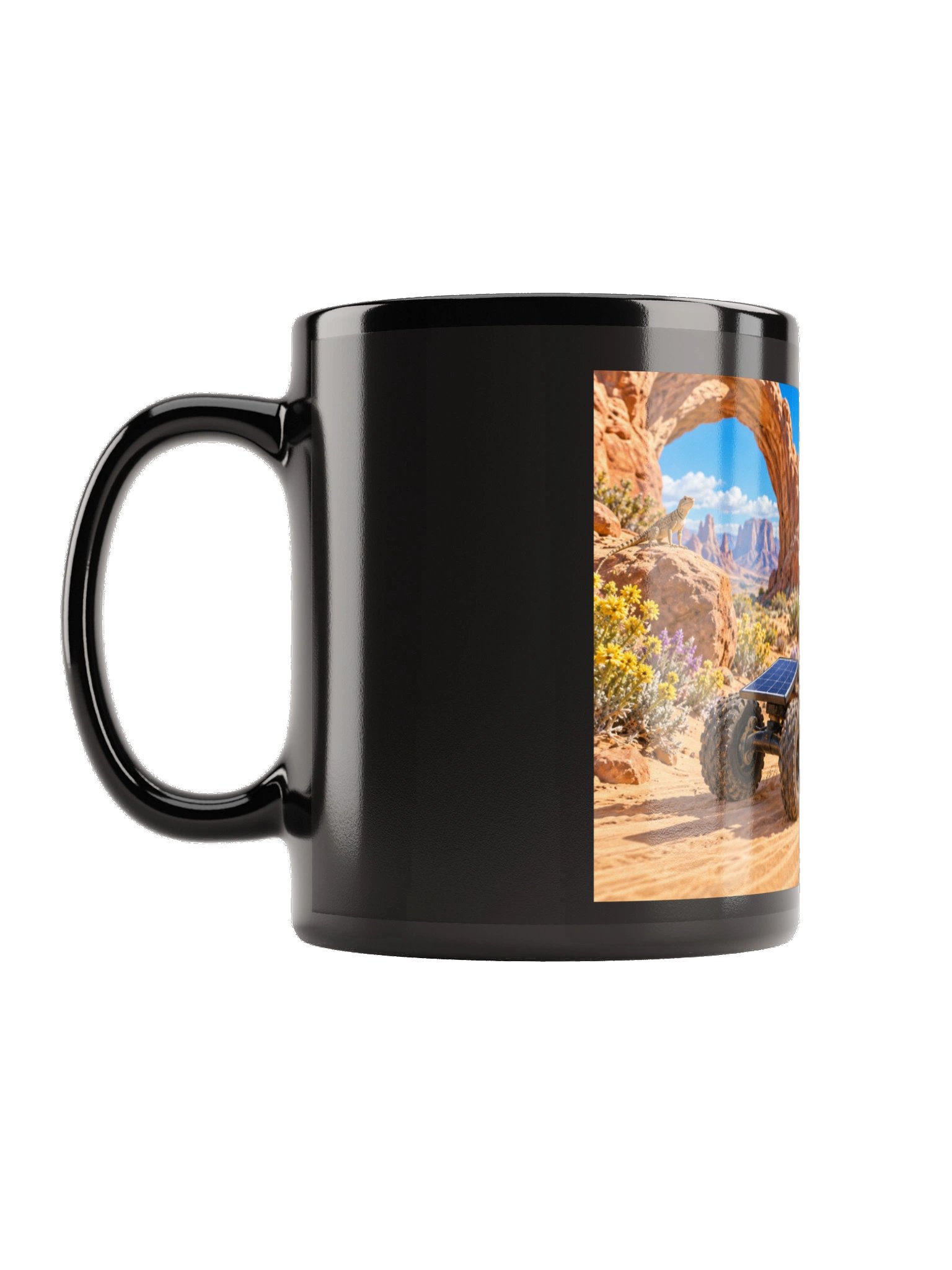 Solar Sprint Black Mug product image (2)