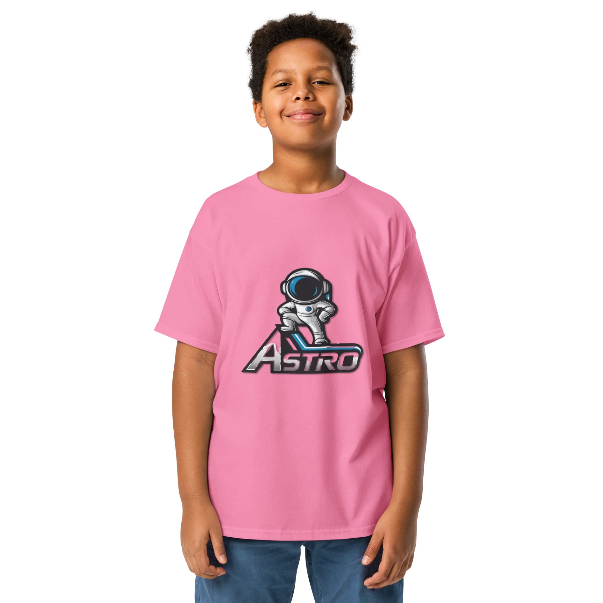 Astro Explorer Youth Graphic T-Shirt - Exclusive Astronaut Design for Kids product image (1)