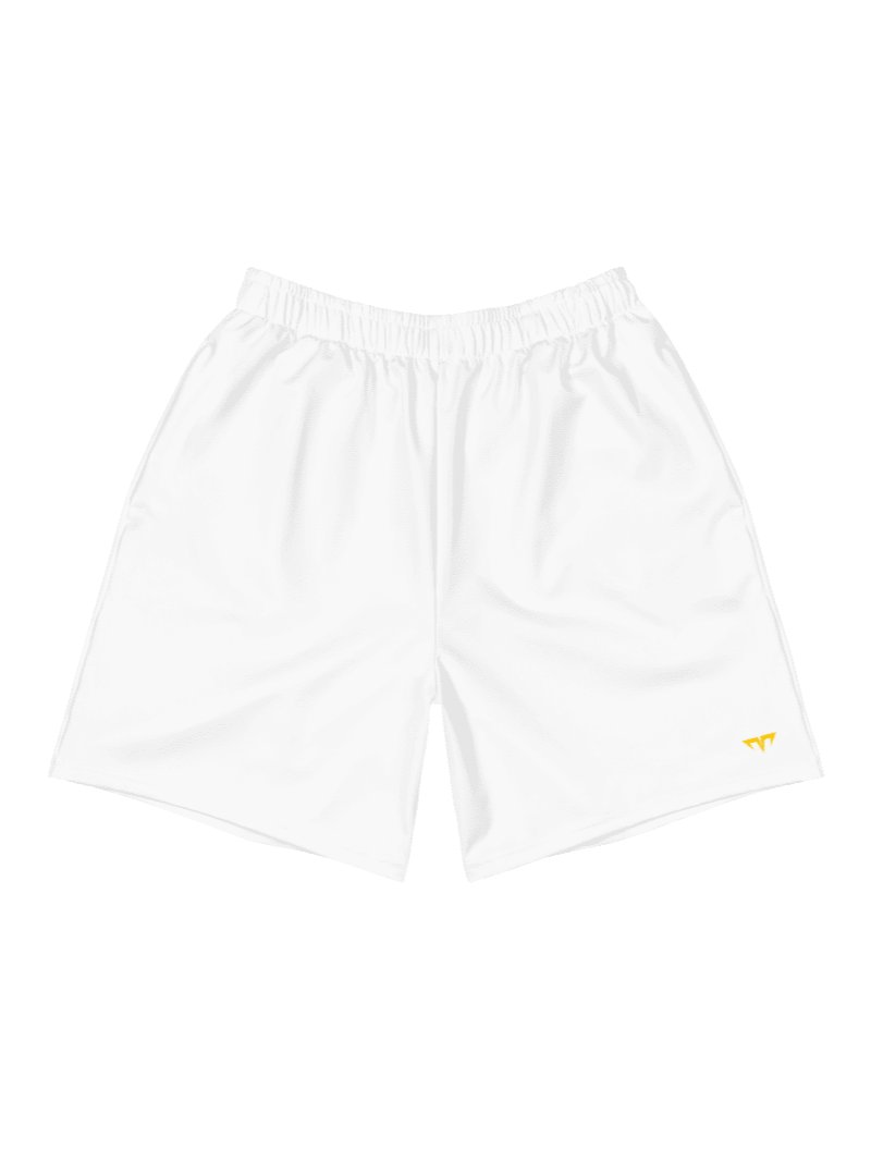 Men's Activewear - Shorts White - Printed Gold Logo product image (1)