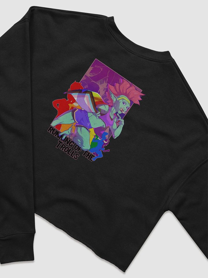 Troll Racer Crop Sweatshirt - by Eggu product image (2)