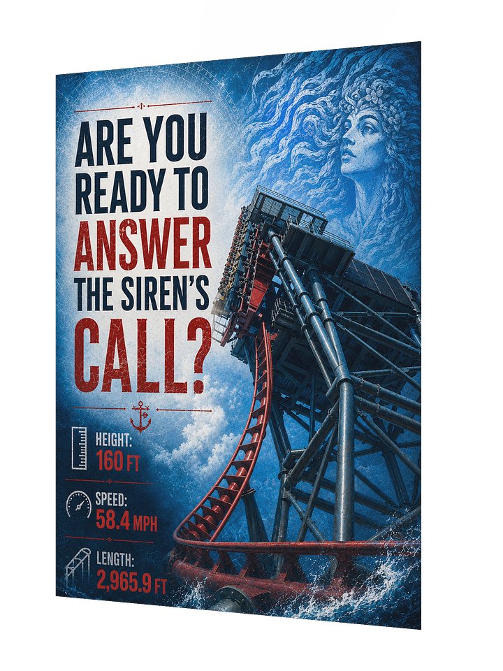 Answer the Siren's Call — Coaster Poster | 18x24" product image (2)