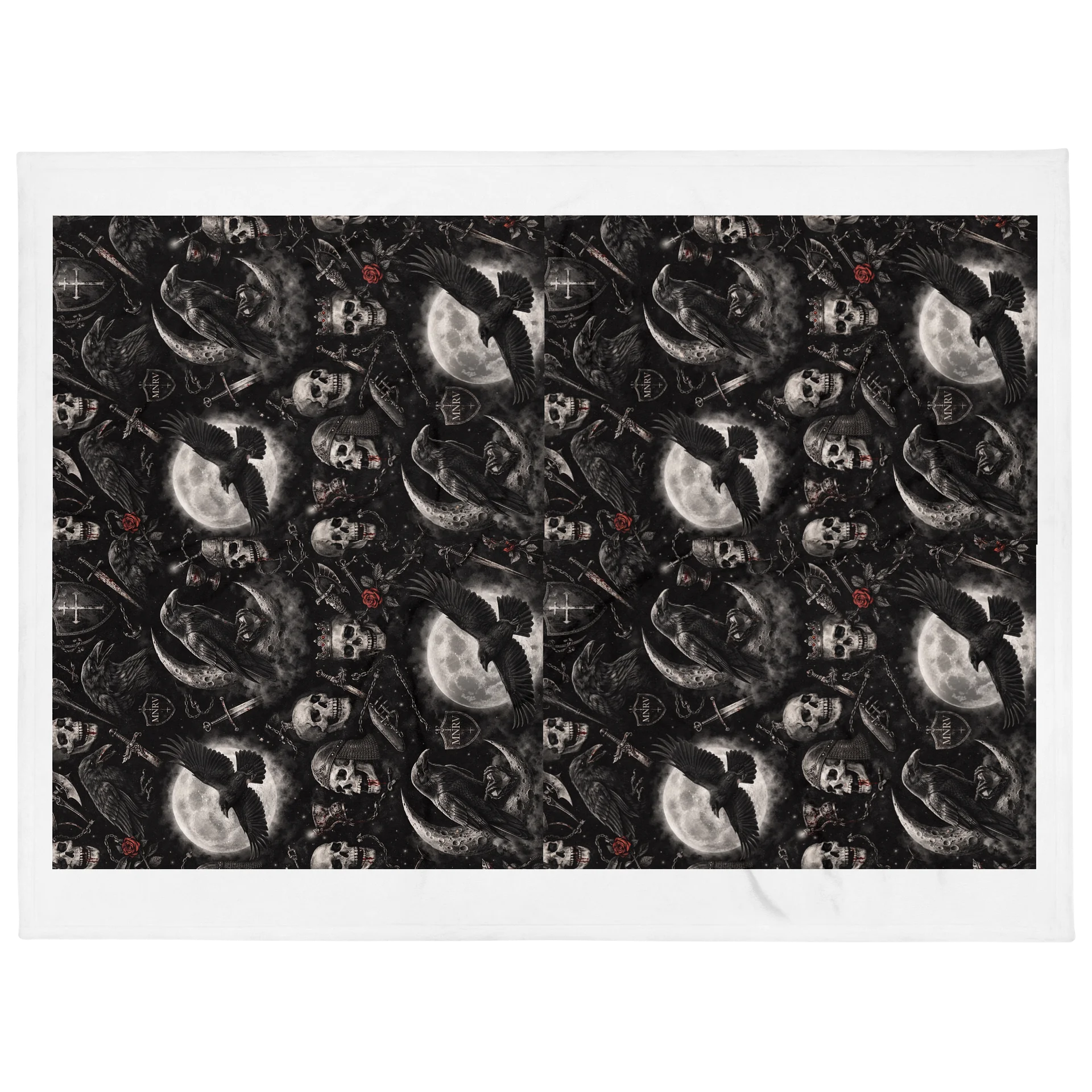Midnight Raven Throw Blanket product image (1)
