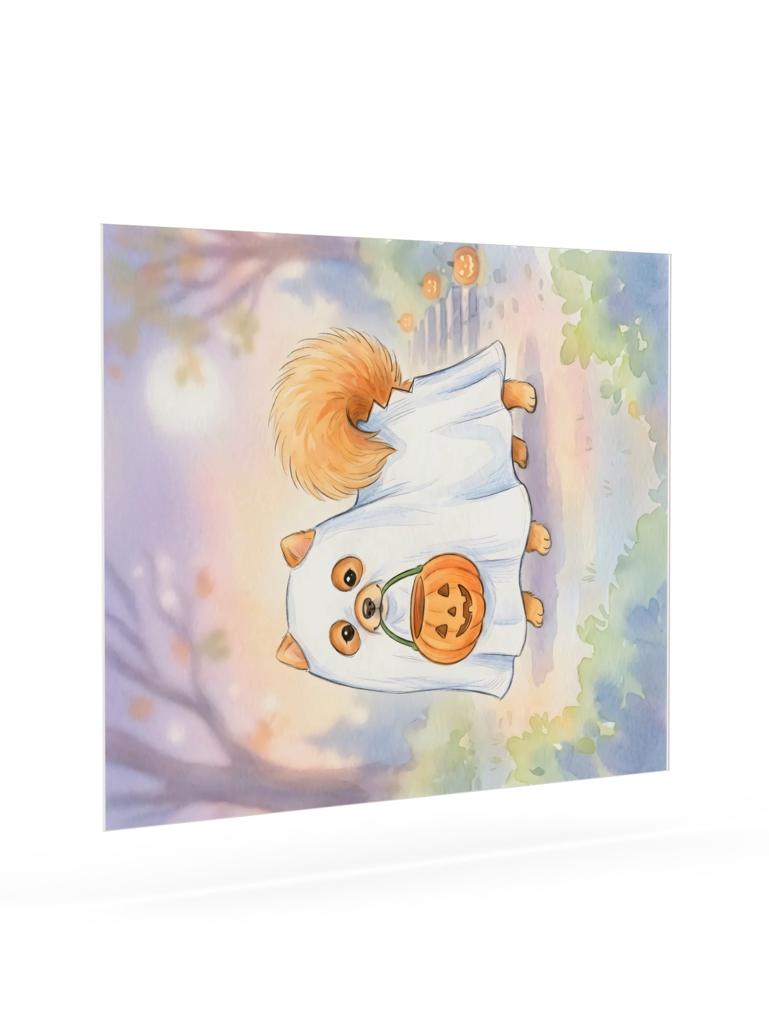 Little Ghost Pomeranian Poster product image (21)