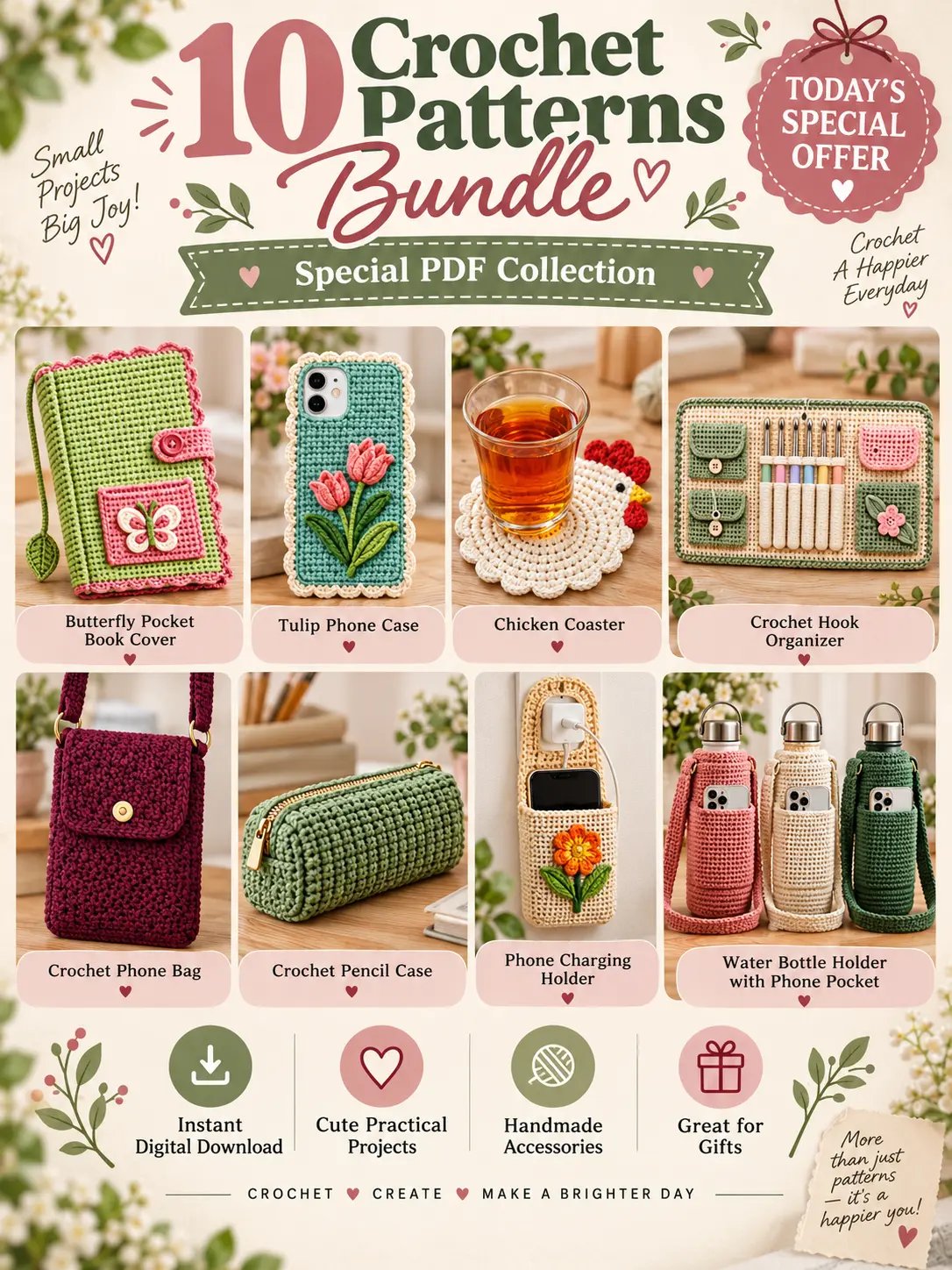 10 Crochet Patterns Bundle product image (5)