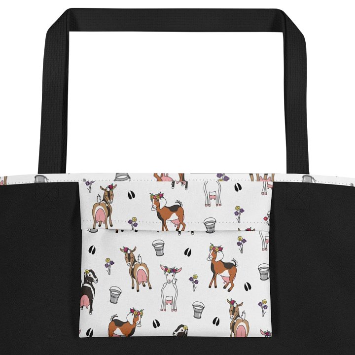 Cute Dairy Goats Tote Bag product image (2)