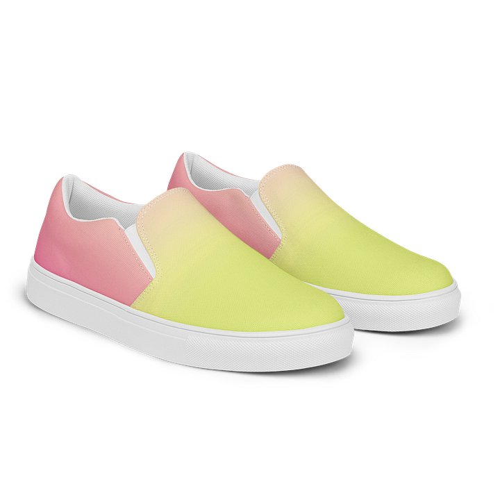 Pink Gradient Slip-On Canvas Shoes product image (2)