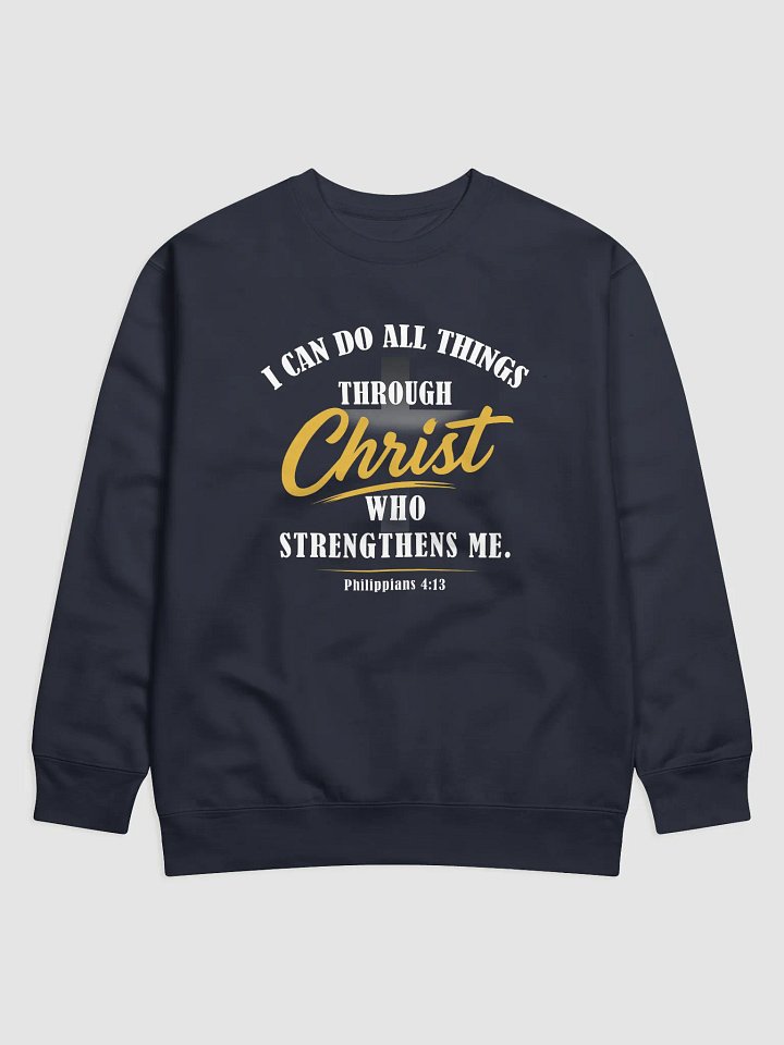 Golden Christ Strength Sweatshirt product image (1)