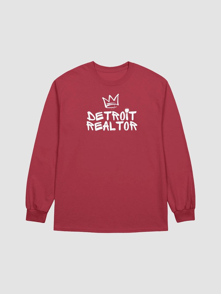 Detroit Realtor Crown Logo Long Sleeve Tee product image (1)