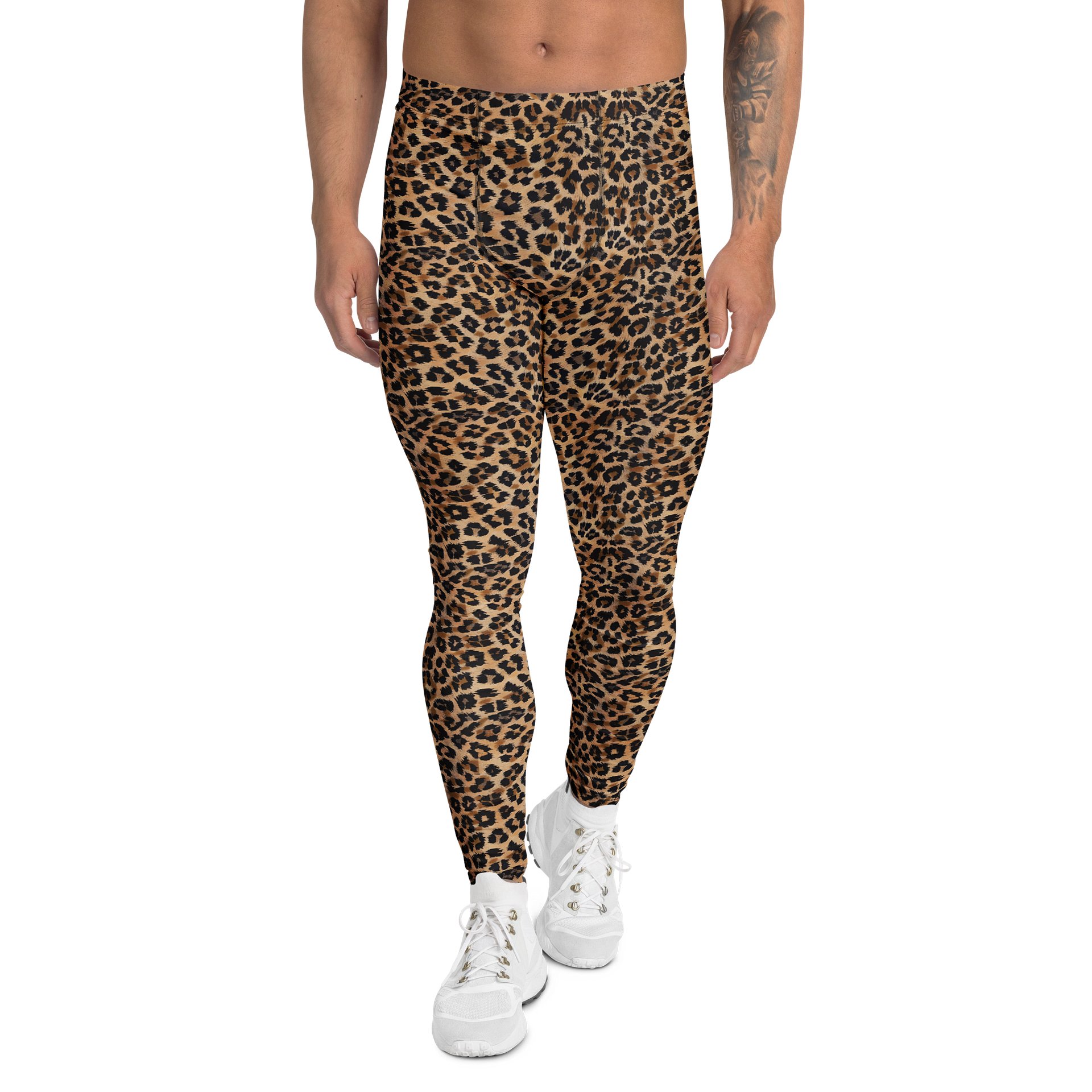 Comfortable Stylish Men’s Leopard Leggings product image (1)