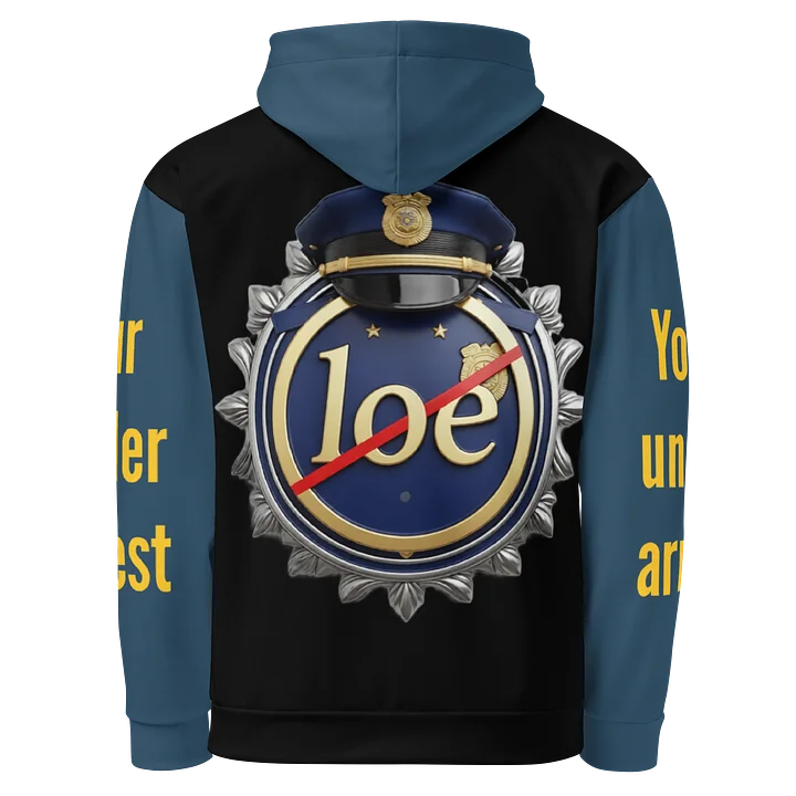 Badge of Honor for the hater All-Over Print Hoodie product image (2)