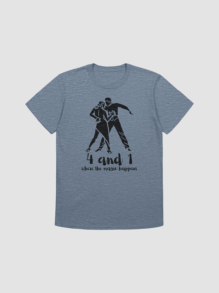 4 and 1 Rumba Latin Dance t-shirt (black print) product image (15)