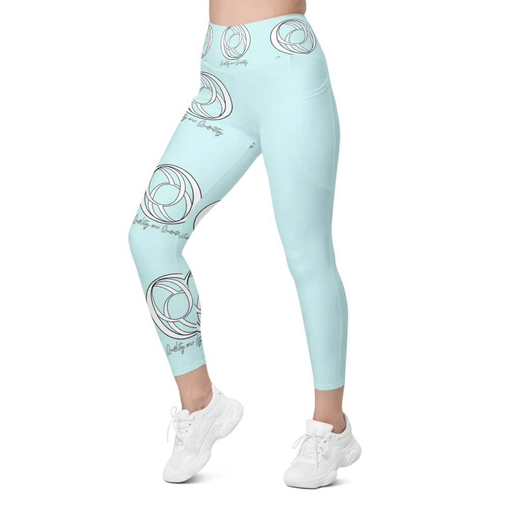 Women's Leggings (Lt.Cyan) product image (8)