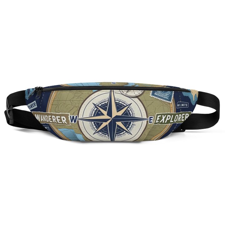 Wanderlust Explorer All-Over Fanny Pack product image (1)