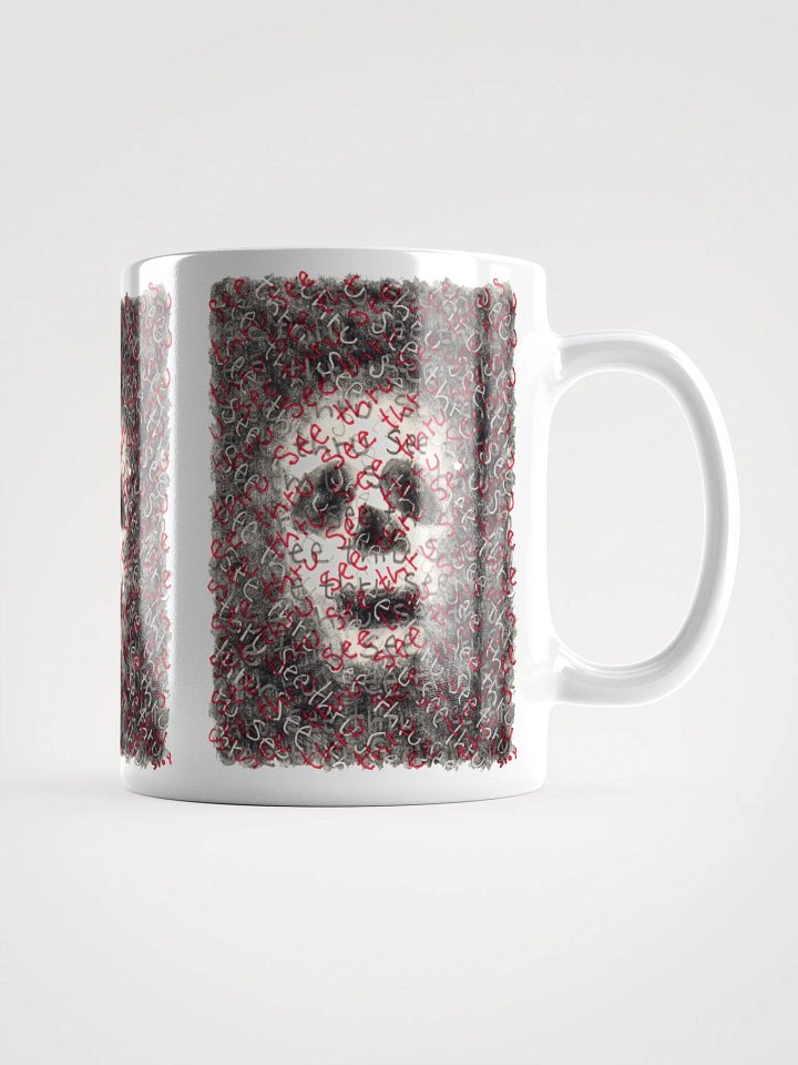 See thru White Glossy Mug product image (2)